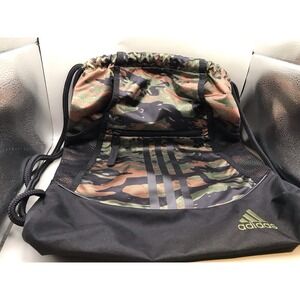 Adidas Alliance II Sackpack Camouflage Front Black Back Backpack Bag